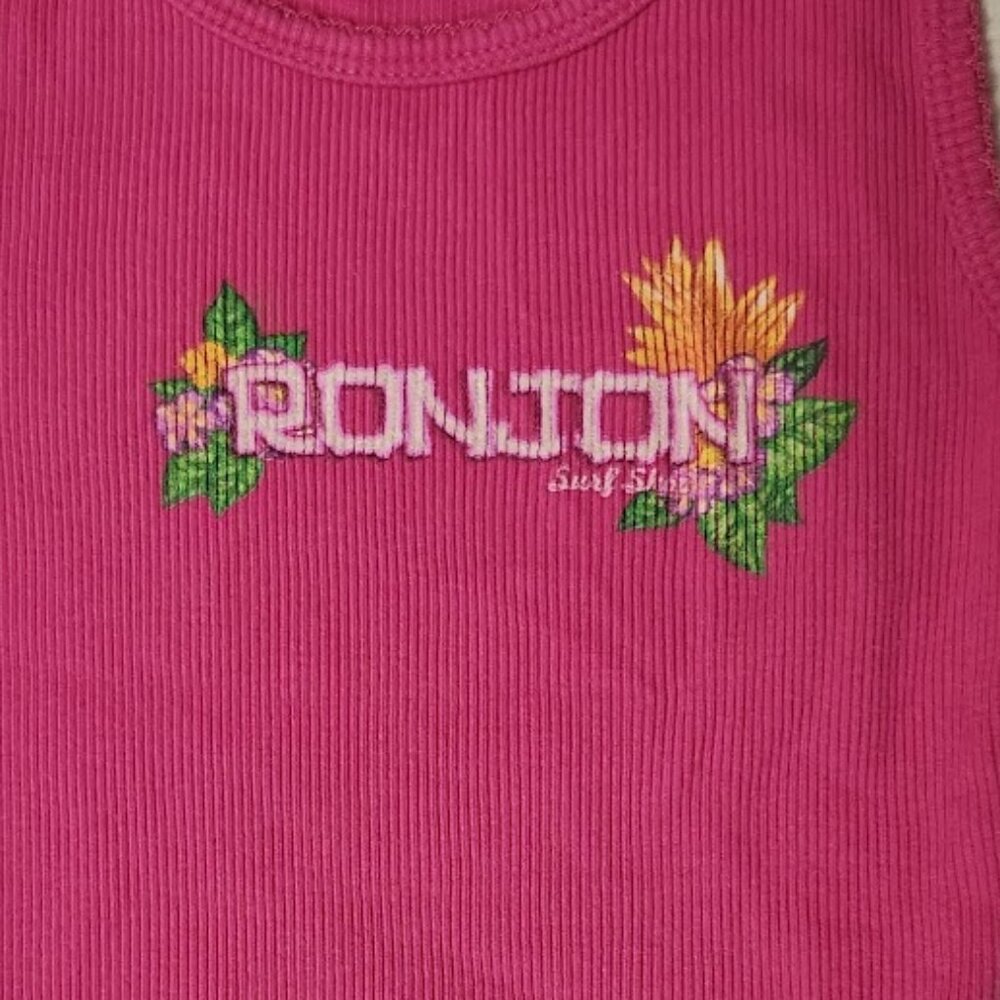 Pink Ron Jon tank-top